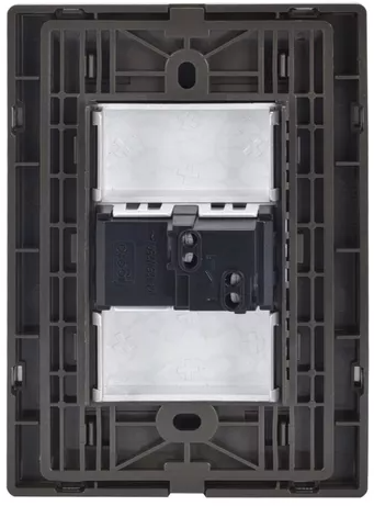 Placa Armada con 1 Botón Timbre, Acero Inoxidable