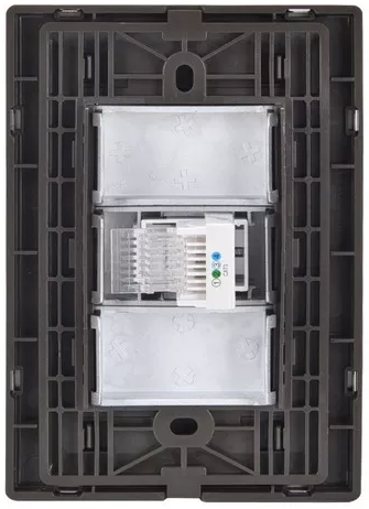 Placa Armada con Toma de Datos, Acero Inoxidable