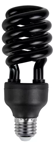 Foco Luz Negra Espiral 20W