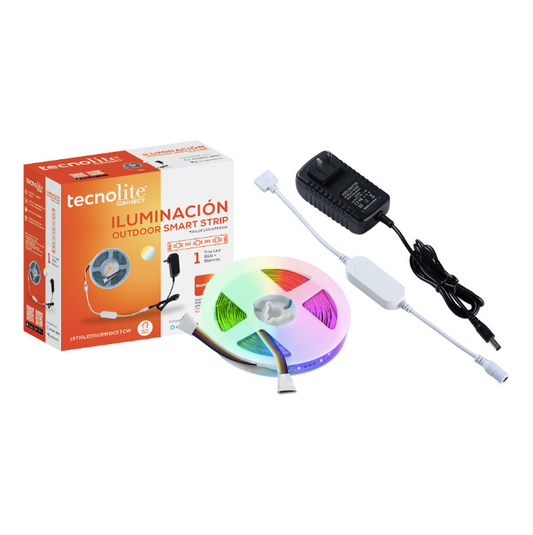 Tira LED Inteligente WiFi Luz RGB Compatible con App Móvil y Asistente de Voz