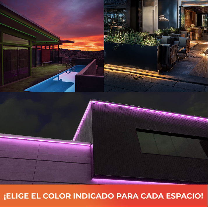 Tira LED Inteligente WiFi Luz RGB Compatible con App Móvil y Asistente de Voz