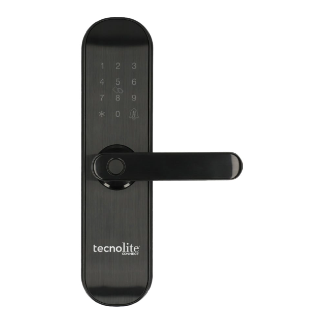 Cerradura Digital Inteligente WiFi con Timbre, Compatible con App Móvil